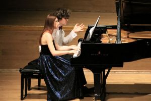 Concert in Wroclaw Philharmonic Hall 23.08.2015. Daria Żurawlowa i Arnold Gniwek.